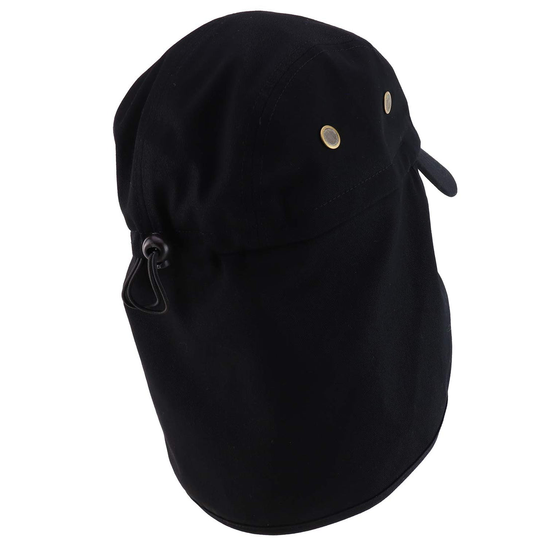 Trendy Apparel Shop XXL Oversized Large Cotton Bicycle Riders Cap with Neck Flap
