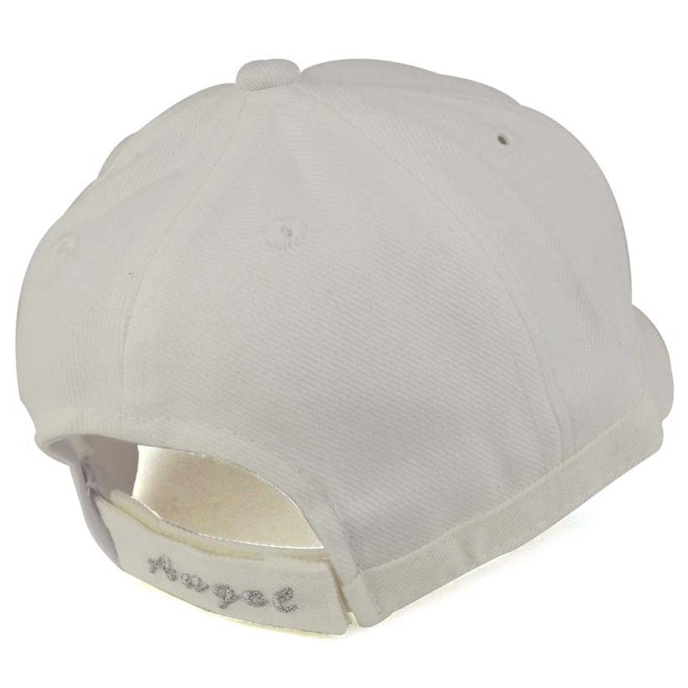 Trendy Apparel Shop Infant Size Angel 3D Embroidered Adjustable Baseball Cap