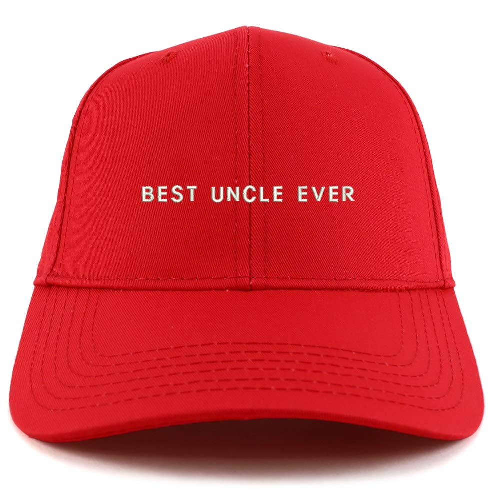 Trendy Apparel Shop Best Uncle Ever Embroidered Sturctured Baseball Cap
