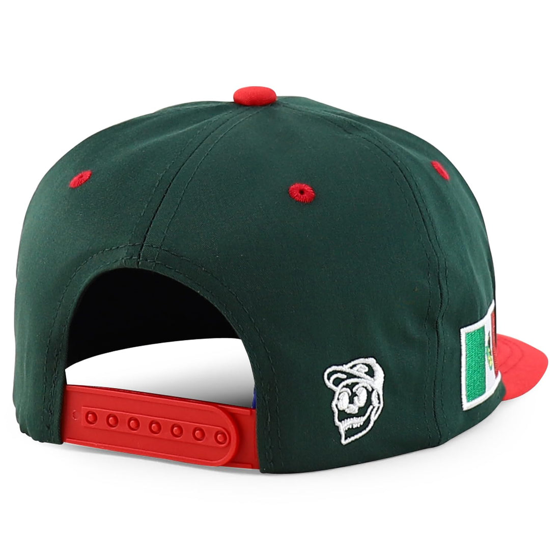 Trendy Apparel Shop Mexico Guadalupe Embroidered Flat Bill Snapback Cap