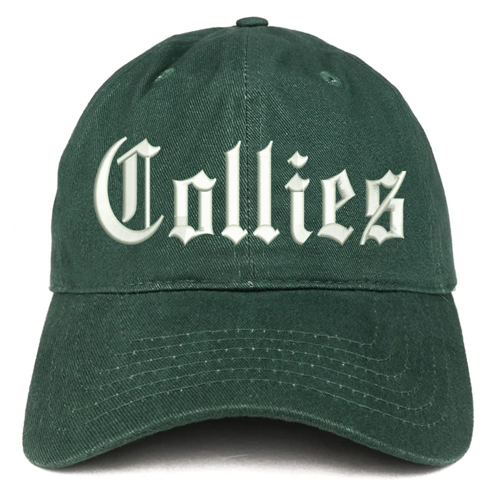 Trendy Apparel Shop Old English Collies Low Profile Soft Cotton Baseball Cap