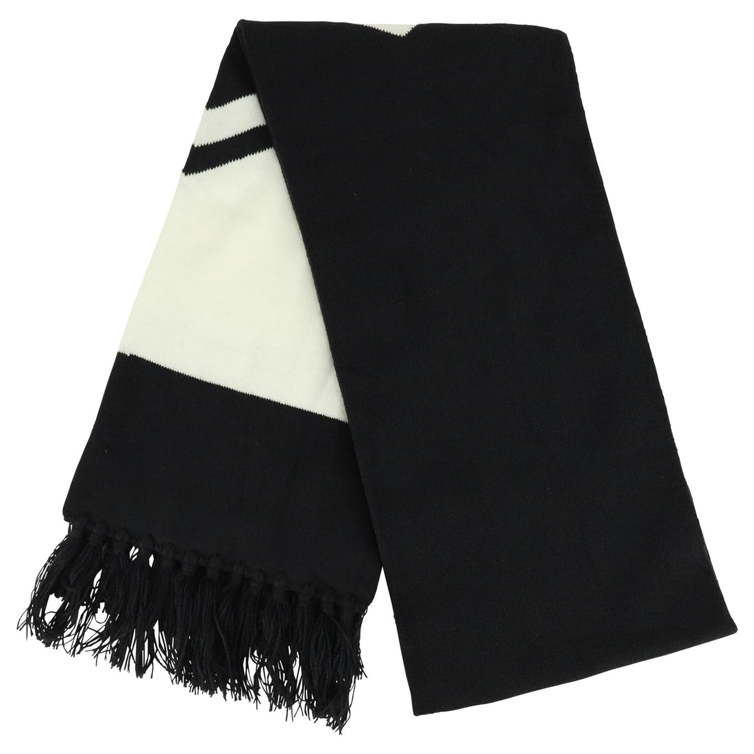 Trendy Apparel Shop Double Layer Knit Gameday Two Tone Scarf