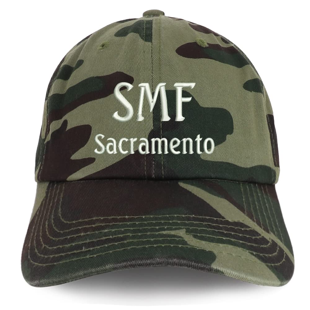 Trendy Apparel Shop SMF Sacramento Low Profile Soft Cotton Baseball Cap