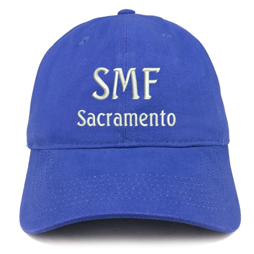 Trendy Apparel Shop SMF Sacramento Low Profile Soft Cotton Baseball Cap