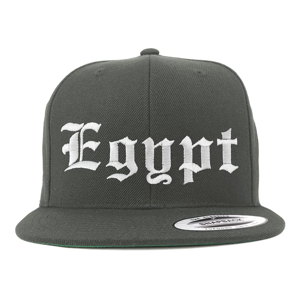 Trendy Apparel Shop Egypt Old English Embroidered Flatbill Snapback