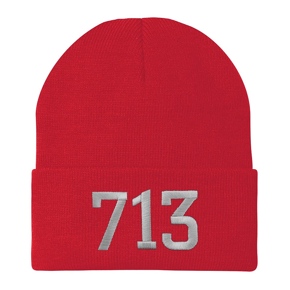 Trendy Apparel Shop Houston 713 Old English Embroidered Long Cuff Beanie
