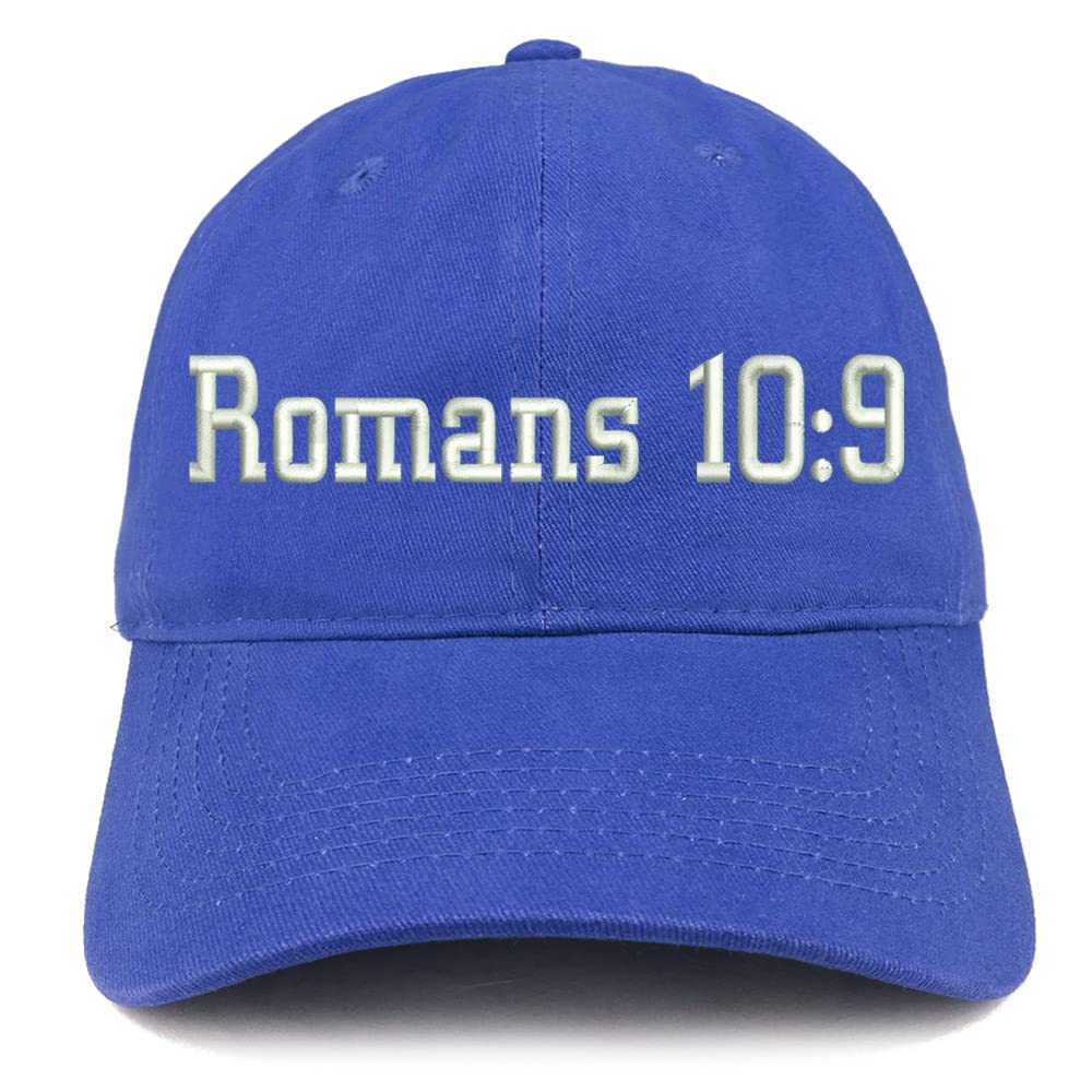 Trendy Apparel Shop Romans 10:9 Low Profile Soft Cotton Baseball Cap