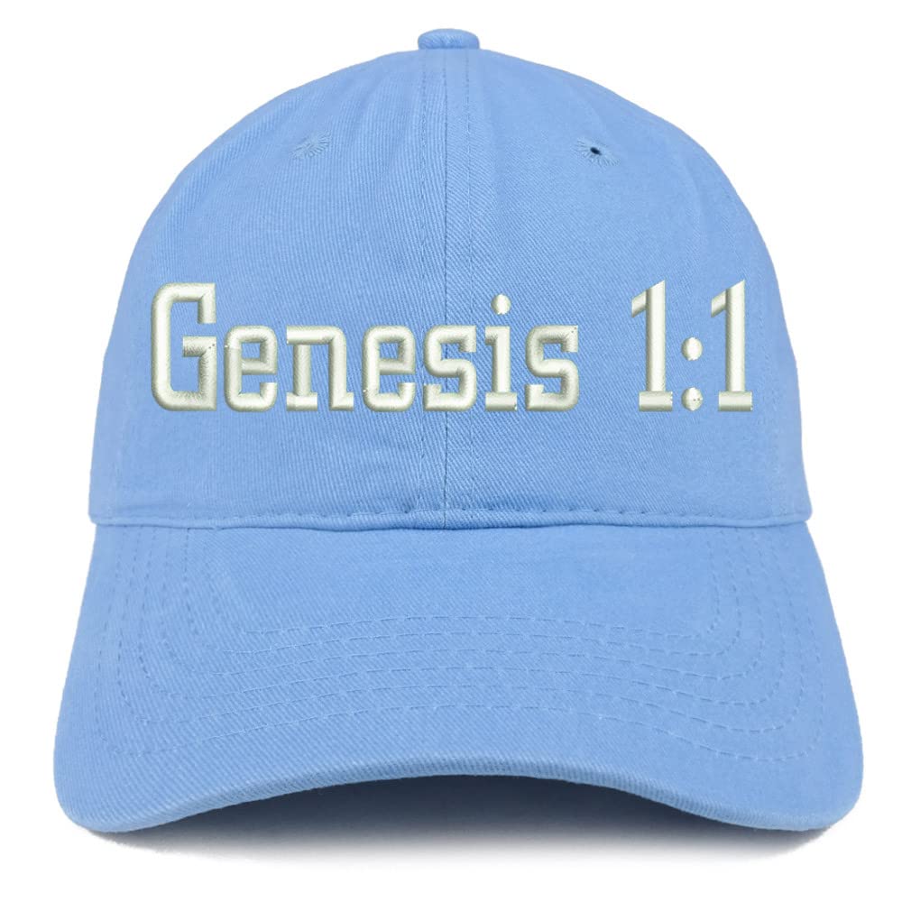 Trendy Apparel Shop Genesis 1:1 Low Profile Soft Cotton Baseball Cap