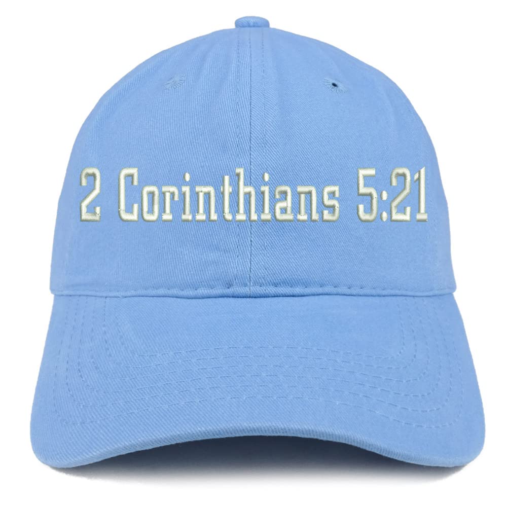 Trendy Apparel Shop 2 Corinthians 5:21 Low Profile Soft Cotton Baseball Cap