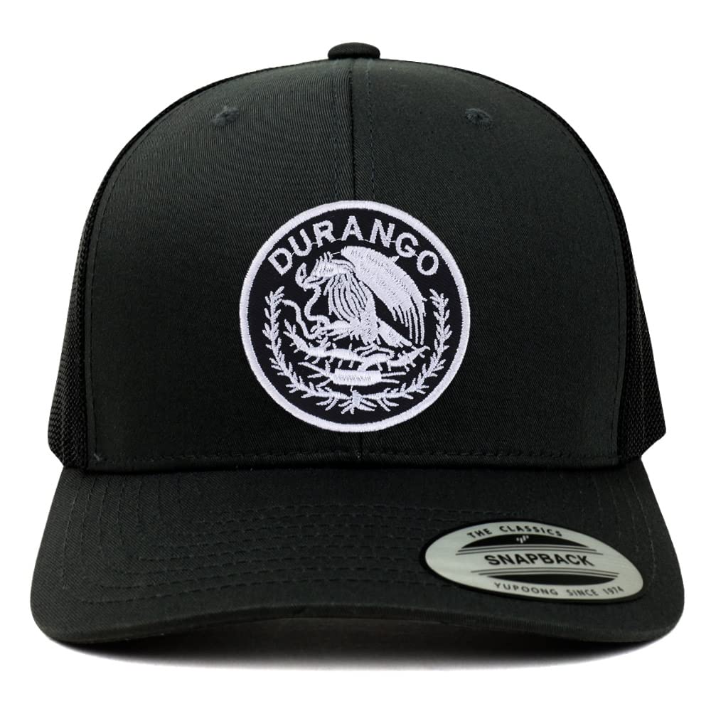 Trendy Apparel Shop Durango Mexico Patch 6 Panel Trucker Mesh Cap