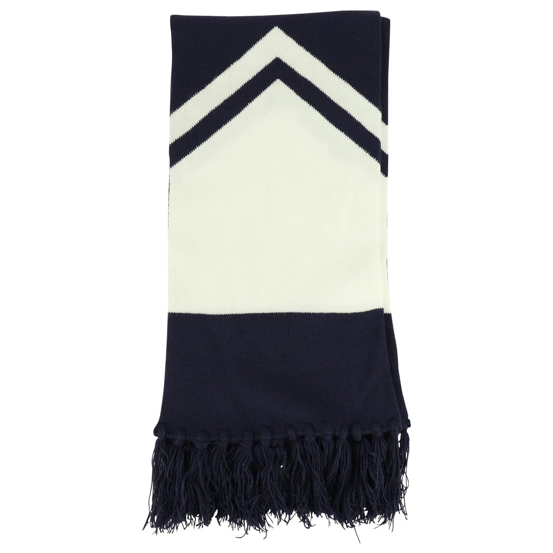 Trendy Apparel Shop Double Layer Knit Gameday Two Tone Scarf