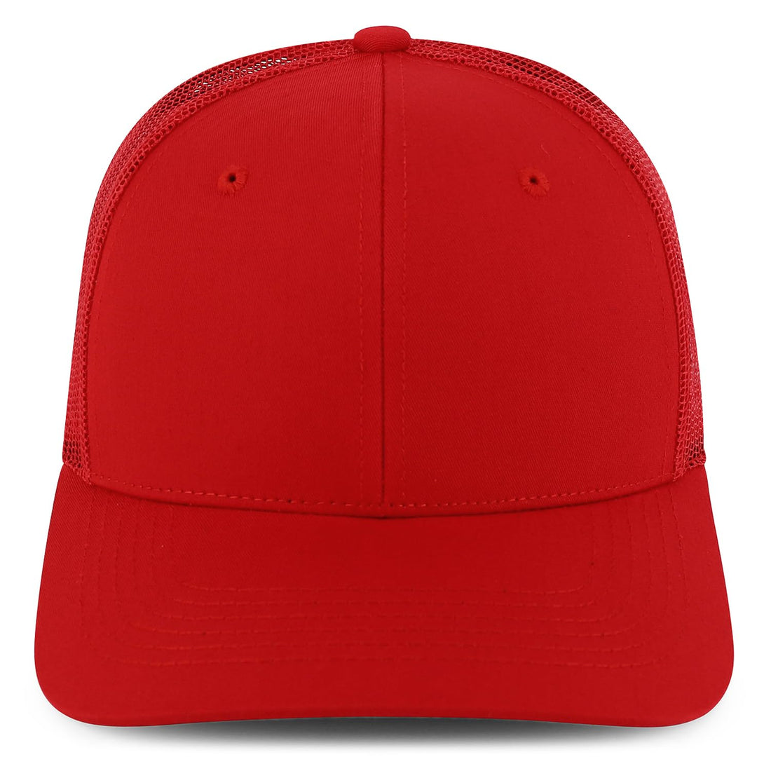 Trendy Apparel Shop Structured High Profile 6 Panel Mesh Trucker Baseball Cap
