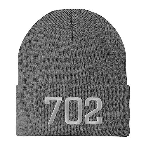Trendy Apparel Shop Las Vegas 702 Old English Embroidered Long Cuff Beanie