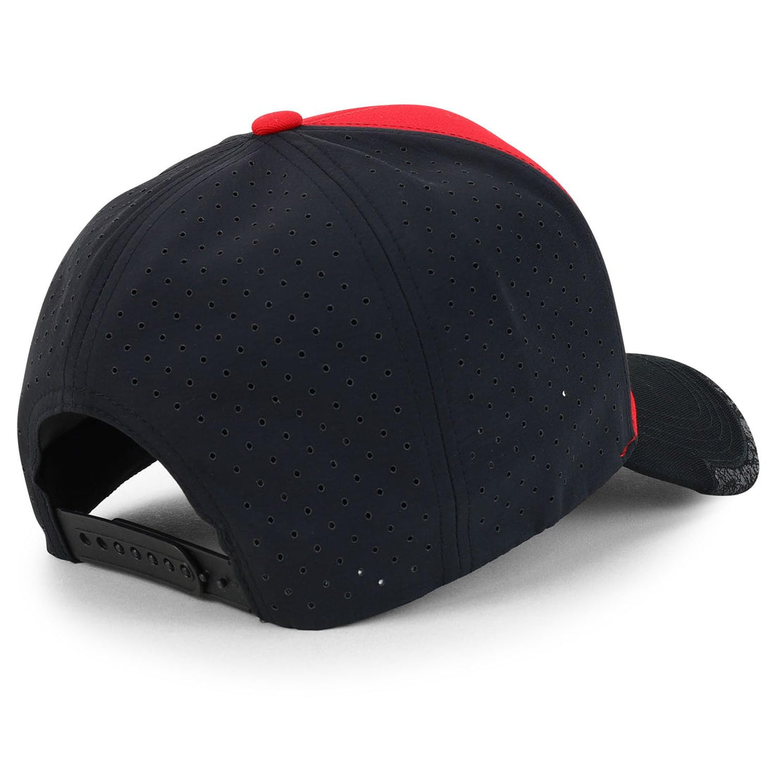 Trendy Apparel Shop Diablos 3D Embroidered Laser Punching Mesh Back Baseball Cap
