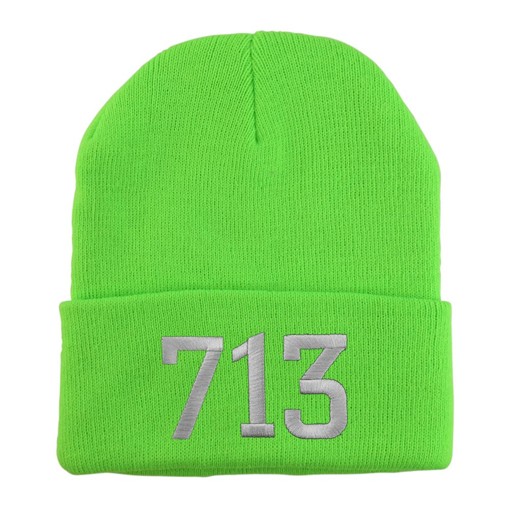 Trendy Apparel Shop Houston 713 Old English Embroidered Long Cuff Beanie