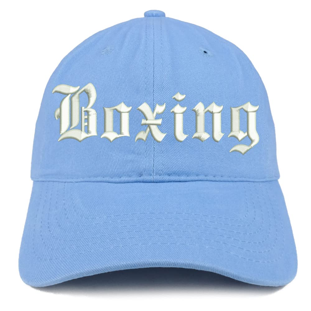 Trendy Apparel Shop Old English Boxing Low Profile Soft Cotton Baseball Cap