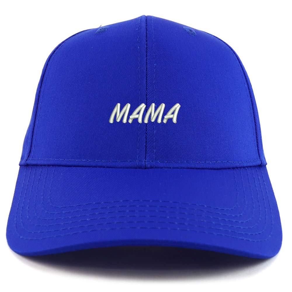 Trendy Apparel Shop Mama Embroidered Sturctured Baseball Cap