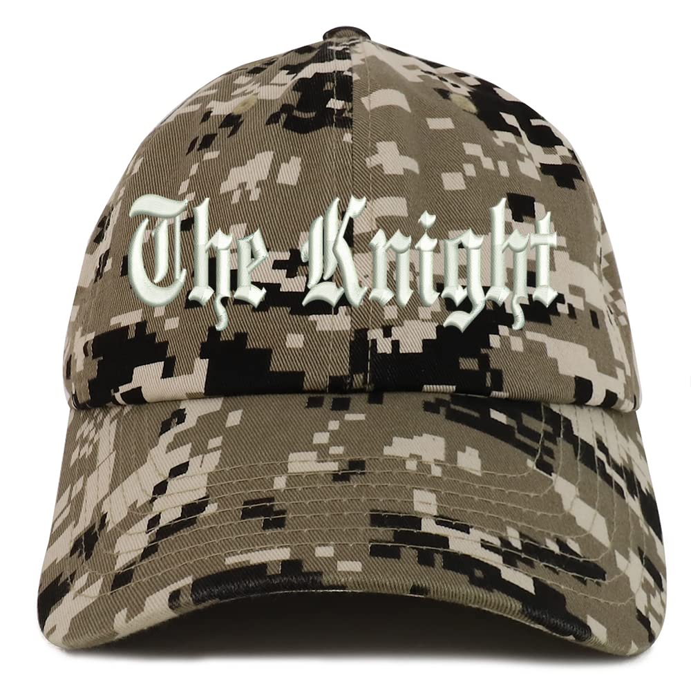 Trendy Apparel Shop The Knight Old English Low Profile Soft Cotton Baseball Cap