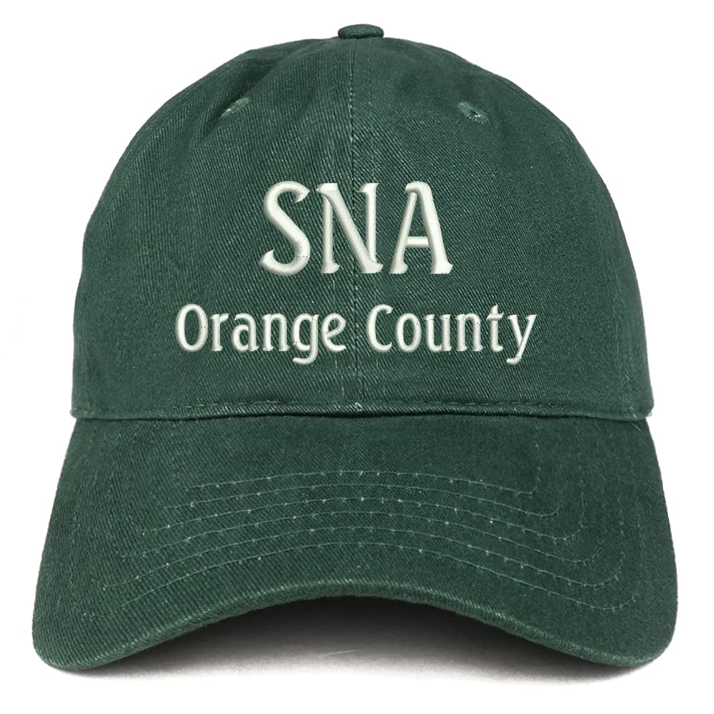 Trendy Apparel Shop SNA Orange County Low Profile Soft Cotton Baseball Cap
