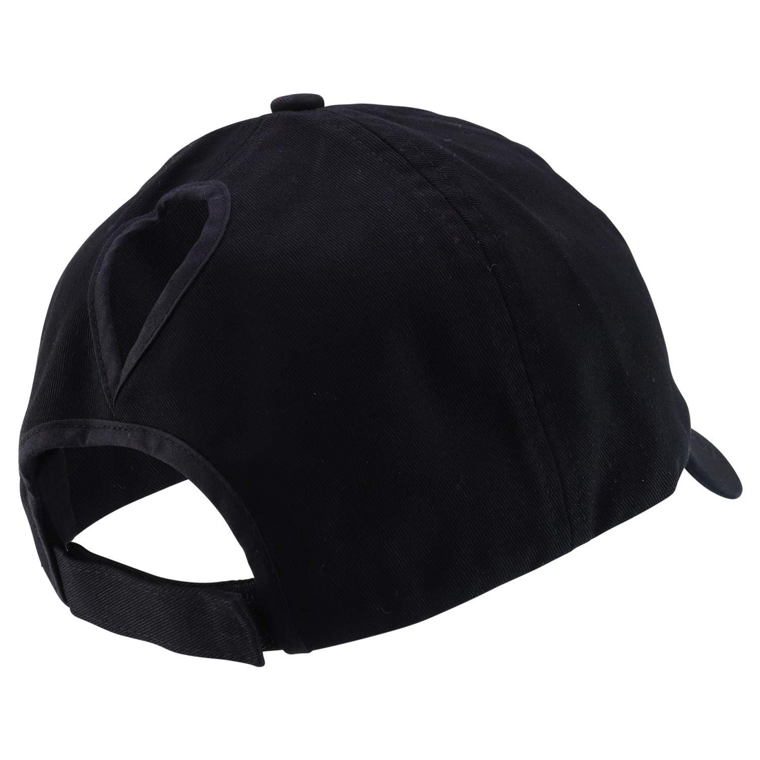 Trendy Apparel Shop Oversized XL Unstructure Ladies Ponytail Cotton Baseball Cap