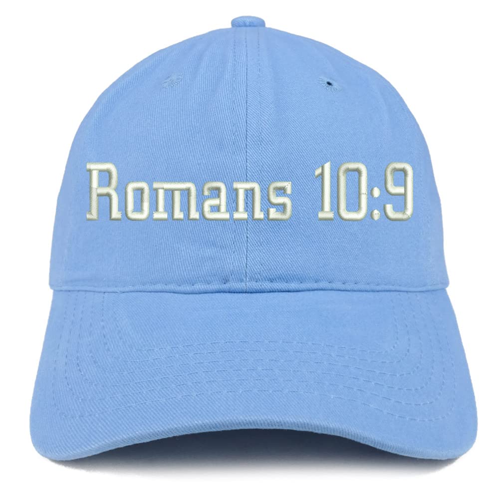 Trendy Apparel Shop Romans 10:9 Low Profile Soft Cotton Baseball Cap