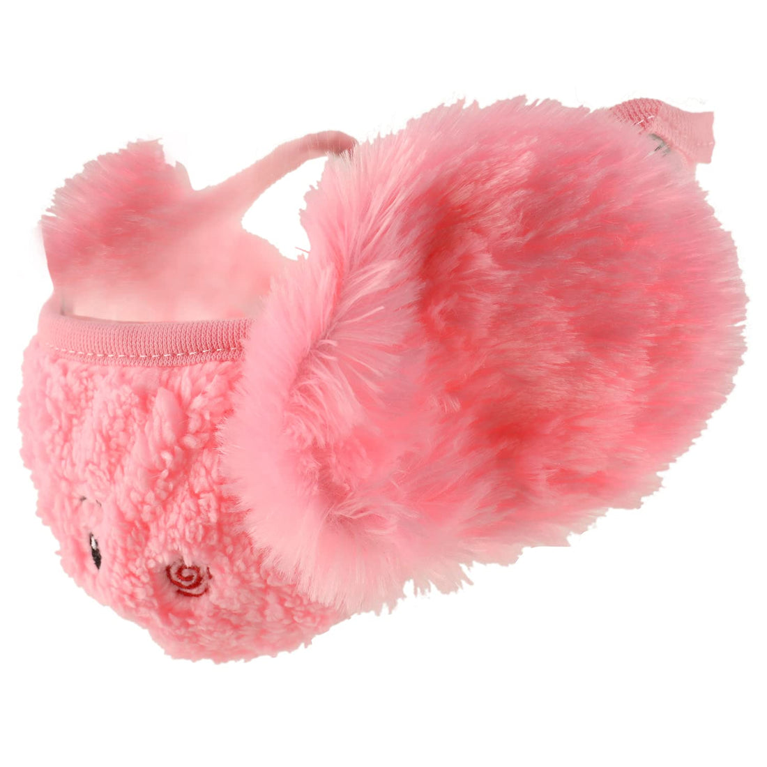 Trendy Apparel Shop Kids Winter Animal Face Breathable Bear Fur Mask & Earmuffs