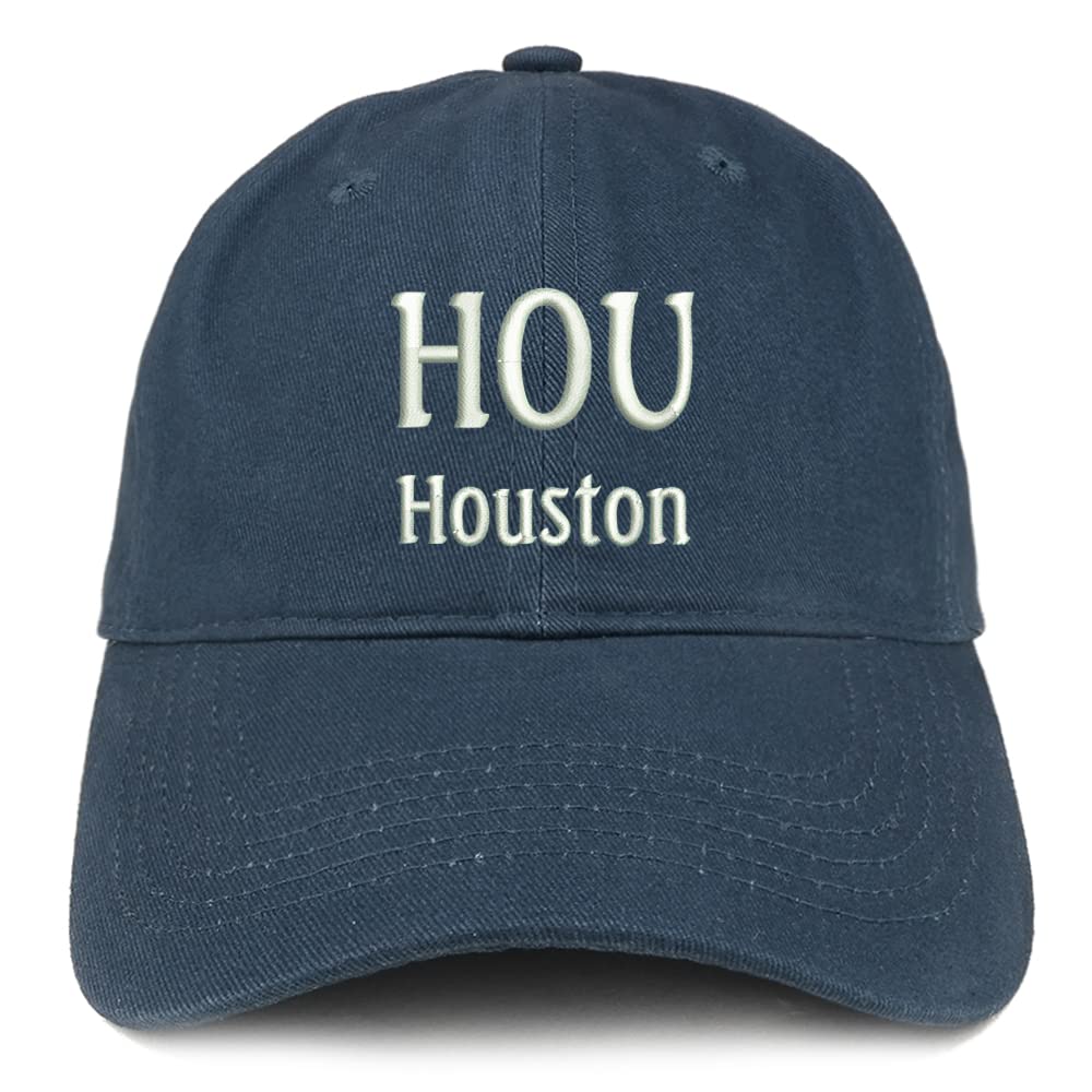 Trendy Apparel Shop HOU Houston Low Profile Soft Cotton Baseball Cap