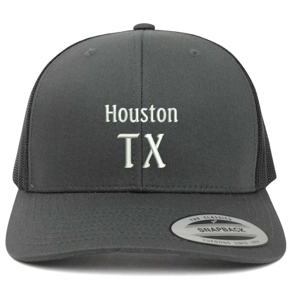 Trendy Apparel Shop Houston TX Embroidered Retro Fit Trucker Mesh Cap