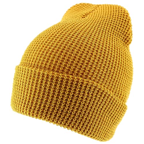 Trendy Apparel Shop Warm Waffle Knit Cuff Beanie