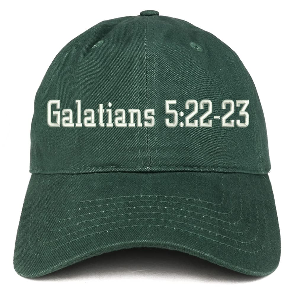 Trendy Apparel Shop Galatians 5:22-23 Low Profile Soft Cotton Baseball Cap