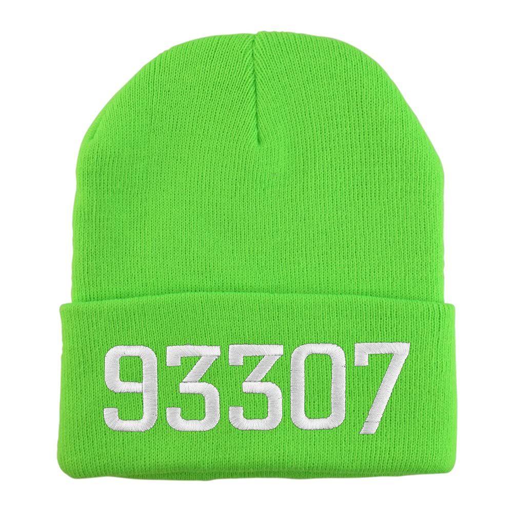 Trendy Apparel Shop 93307 Bakersfield CA Old English Embroidered Long Cuff Beanie