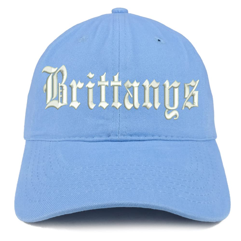 Trendy Apparel Shop Old English Brittanys Low Profile Soft Cotton Baseball Cap