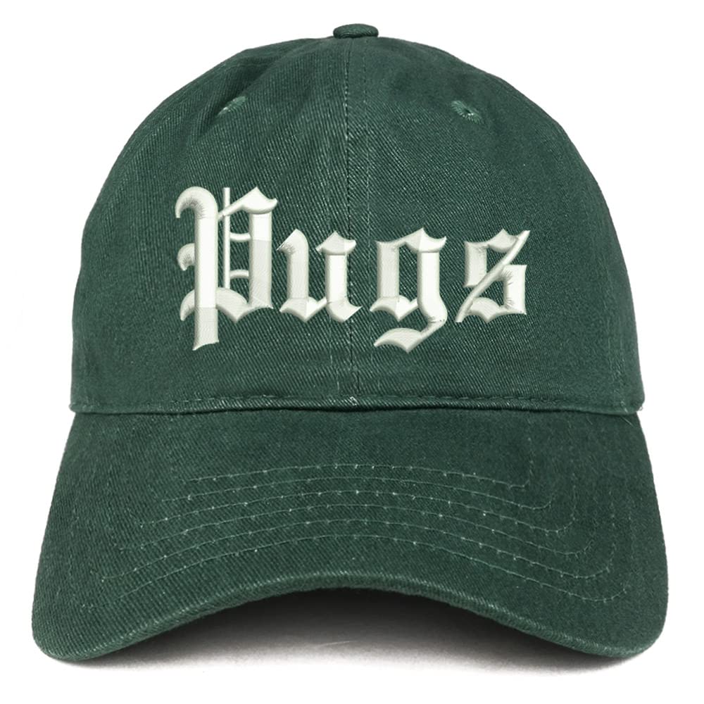 Trendy Apparel Shop Old English Pugs Low Profile Soft Cotton Baseball Cap