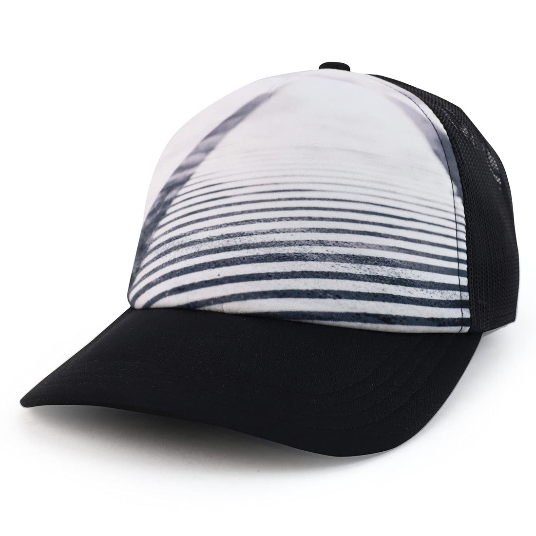 Trendy Apparel Shop 100% Polyester Photo Real Snapback Trucker Mesh Back Cap