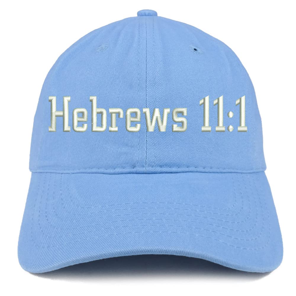 Trendy Apparel Shop Hebrews 11:1 Low Profile Soft Cotton Baseball Cap