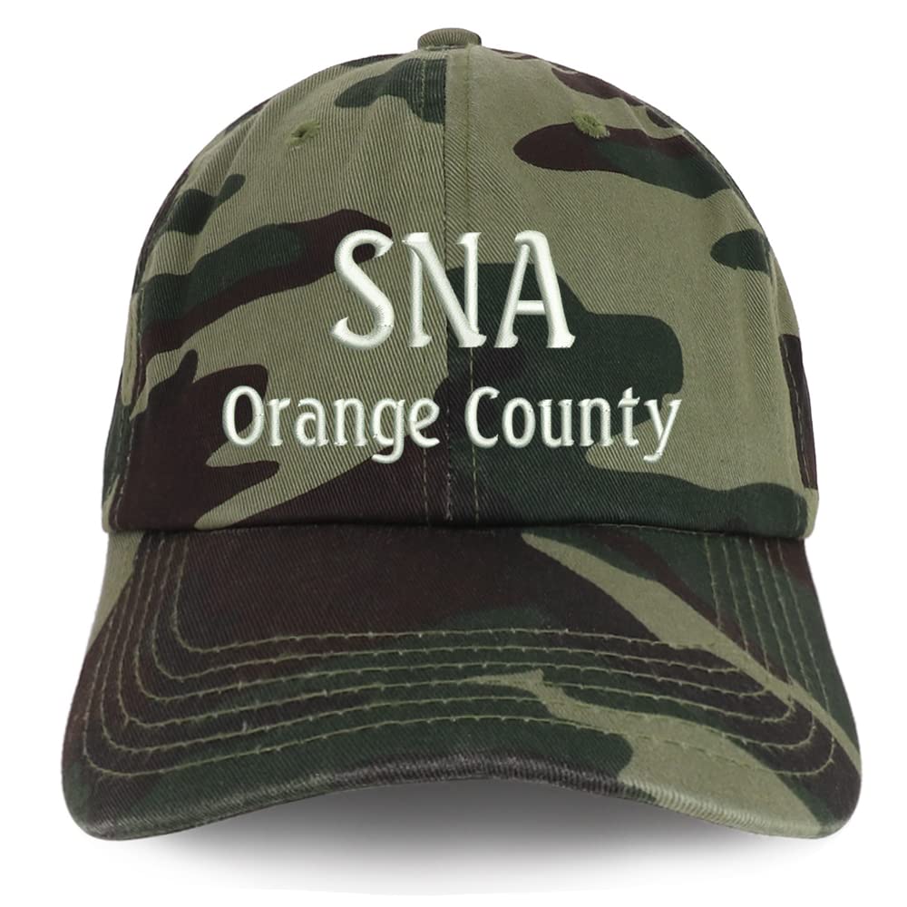Trendy Apparel Shop SNA Orange County Low Profile Soft Cotton Baseball Cap