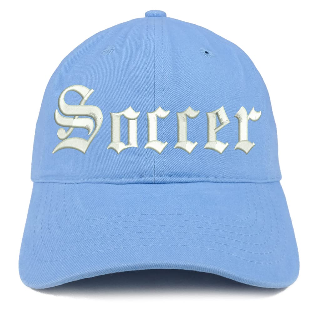 Trendy Apparel Shop Old English Soccer Low Profile Soft Cotton Baseball Cap