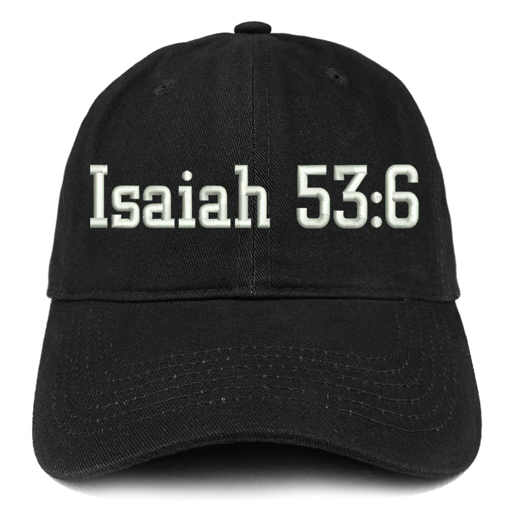 Trendy Apparel Shop Isaiah 53:6 Low Profile Soft Cotton Baseball Cap