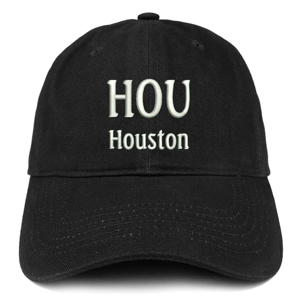 Trendy Apparel Shop HOU Houston Low Profile Soft Cotton Baseball Cap