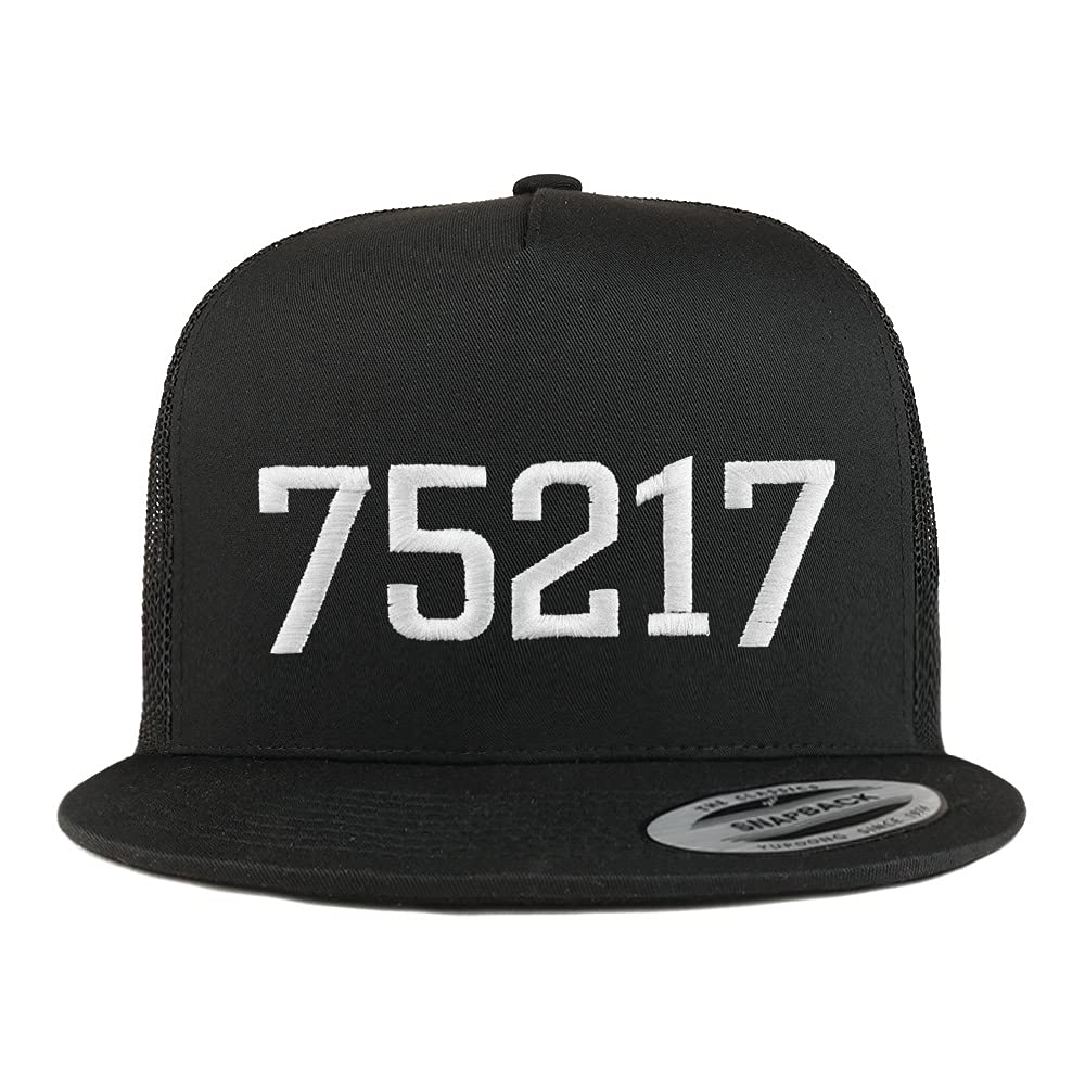 Trendy Apparel Shop 75217 Dallas TX Old English 5 Panel Flatbill Trucker Cap