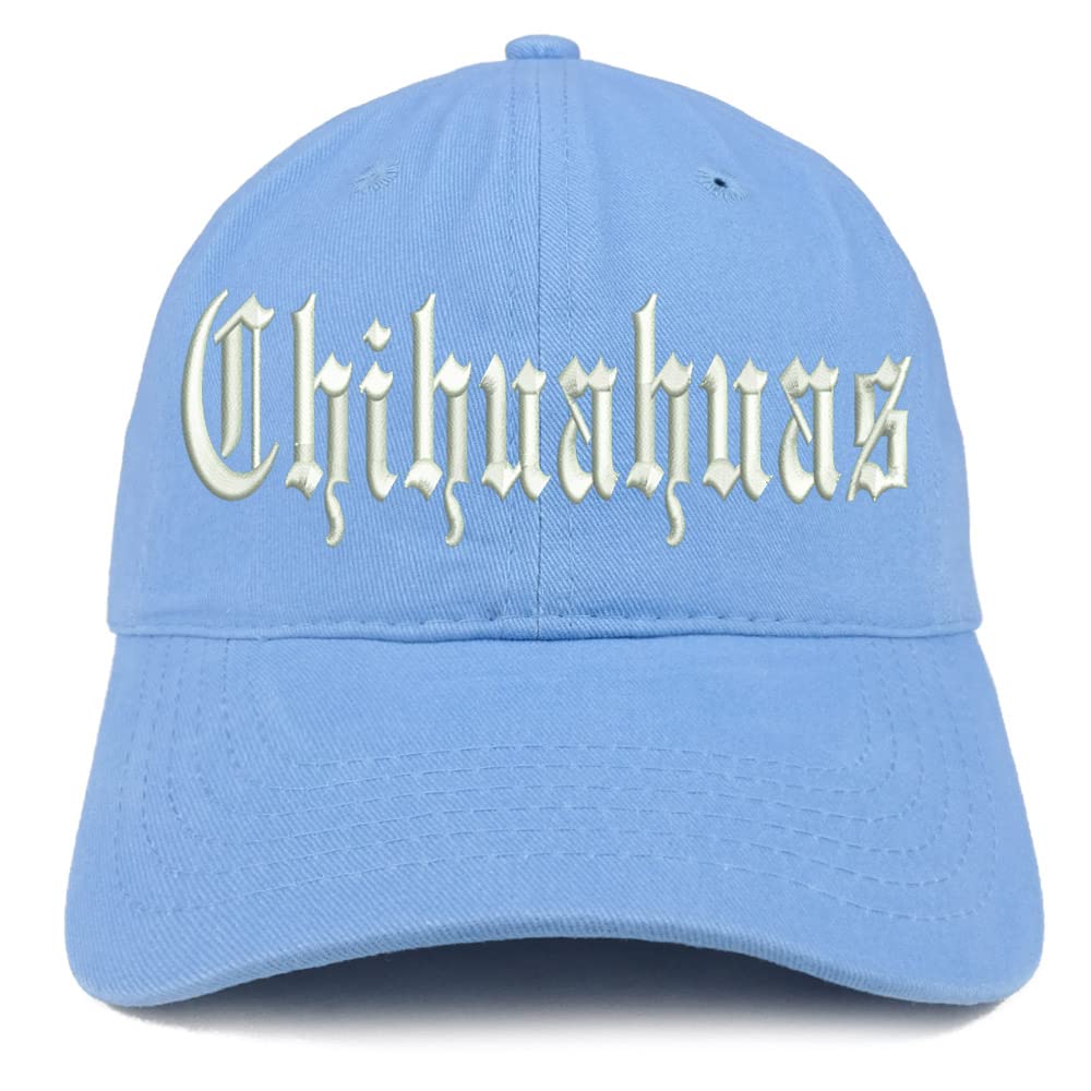 Trendy Apparel Shop Old English Chihuahuas Low Profile Soft Cotton Baseball Cap