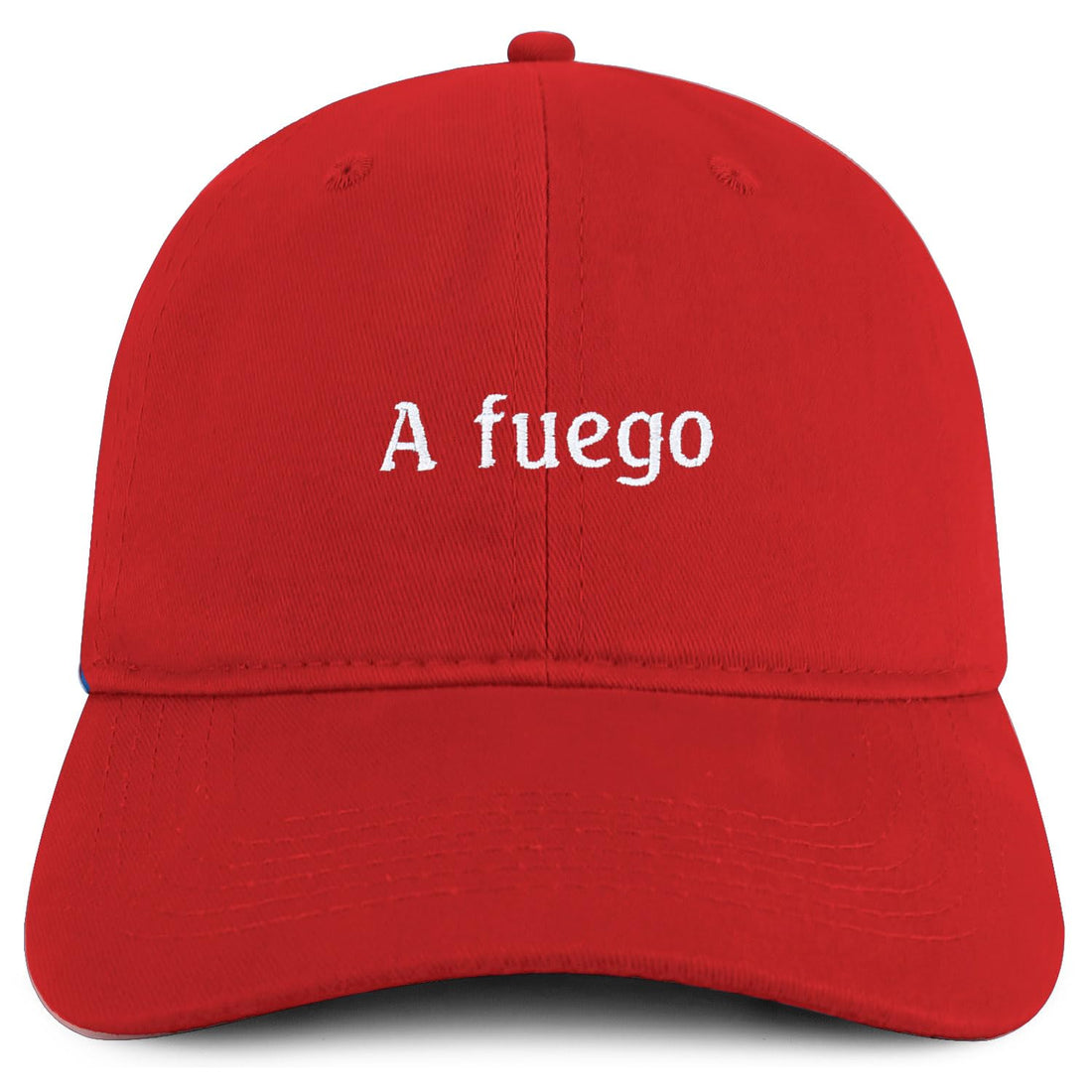 Trendy Apparel Shop A Fuego Embroidered Cotton Low Profile Dad Hat