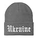 Trendy Apparel Shop Ukraine Old English Embroidered Long Cuff Beanie