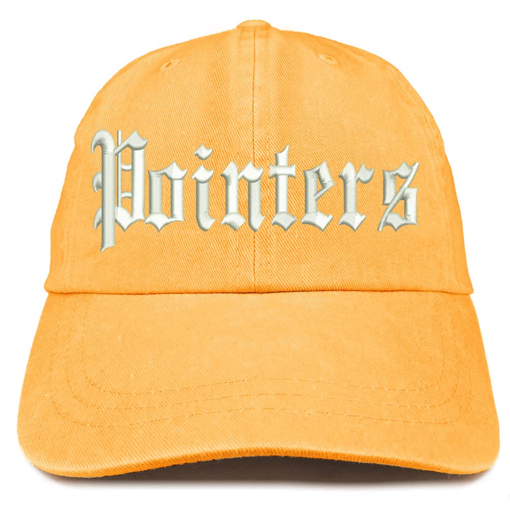 Trendy Apparel Shop Old English Pointers Washed Pigment Dyed Baseball Cap