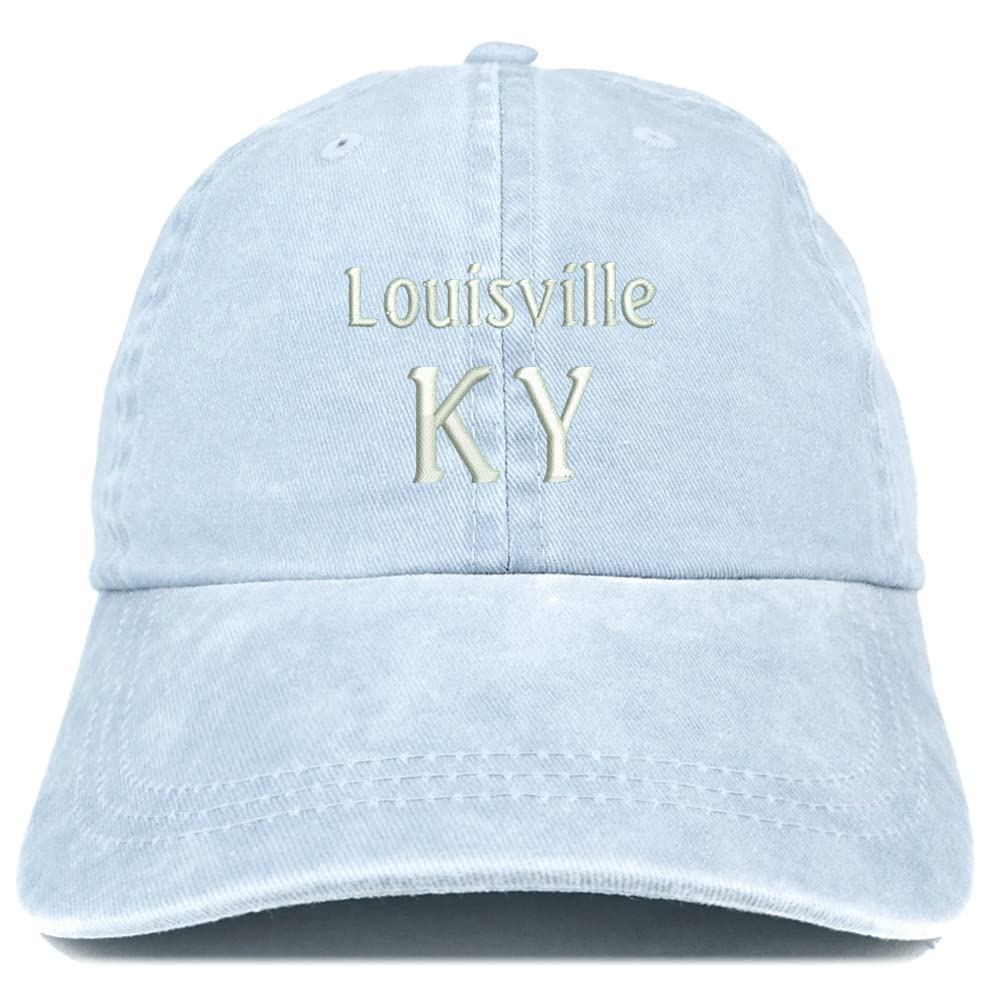 Trendy Apparel Shop Louisville KY Embroidered Pigment Dyed Washed Baseball Cap
