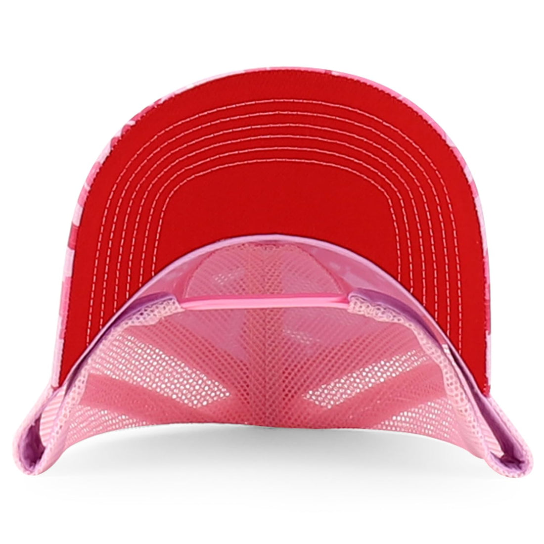 Trendy Apparel Shop 5 Panel Structured Crown Curved Bill Trucker Cap