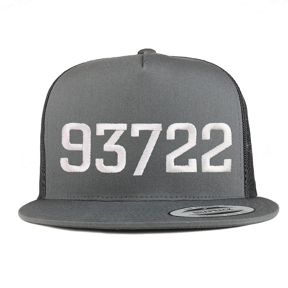 Trendy Apparel Shop 93722 Fresno CA Old English 5 Panel Flatbill Trucker Cap