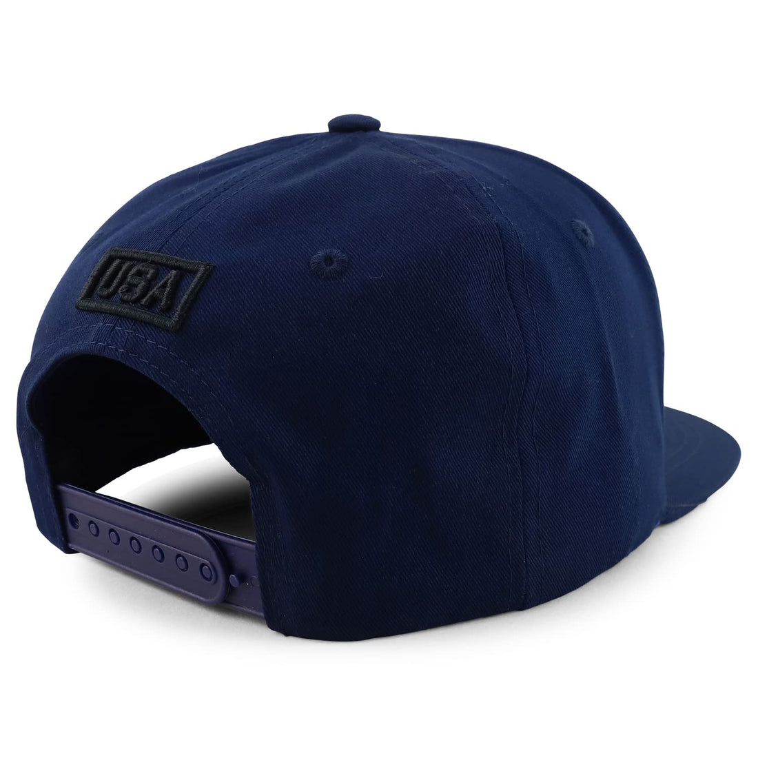 Trendy Apparel Shop Money Eagle Embroidered Flatbill Snapback Baseball Cap