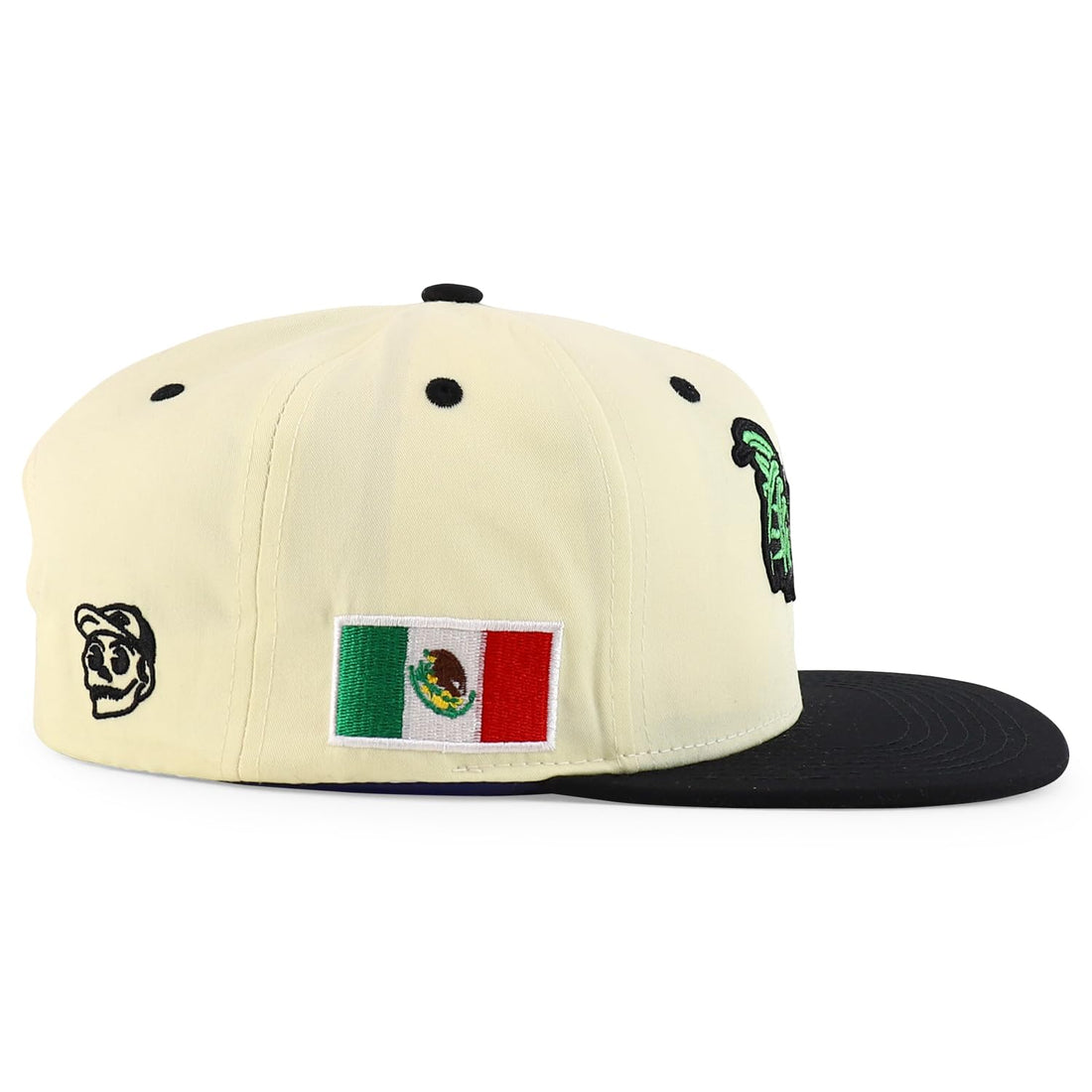 Trendy Apparel Shop 3D Rooster Embroidered Flat Bill Snapback Cap