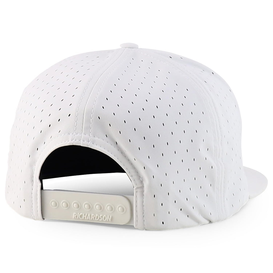 Trendy Apparel Shop Water Resistant UPF 50+ Performance 7 Panel Flatbill Snapback Cap